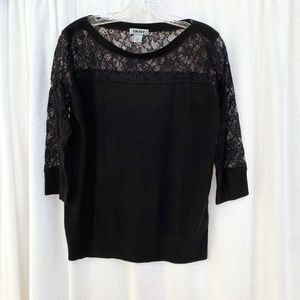 DKNY Black Sweater, Size L